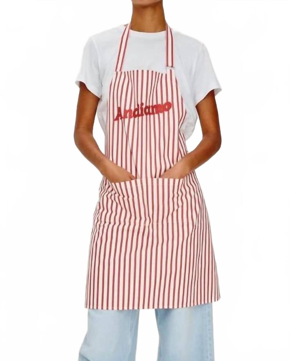 NEW RAILS andiamo apron in ravello stripe